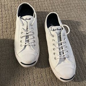 Size 8.5 in women’s, Jack Purcell white converse